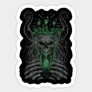 Design "Dark Aquarius" Dark Green Sticker